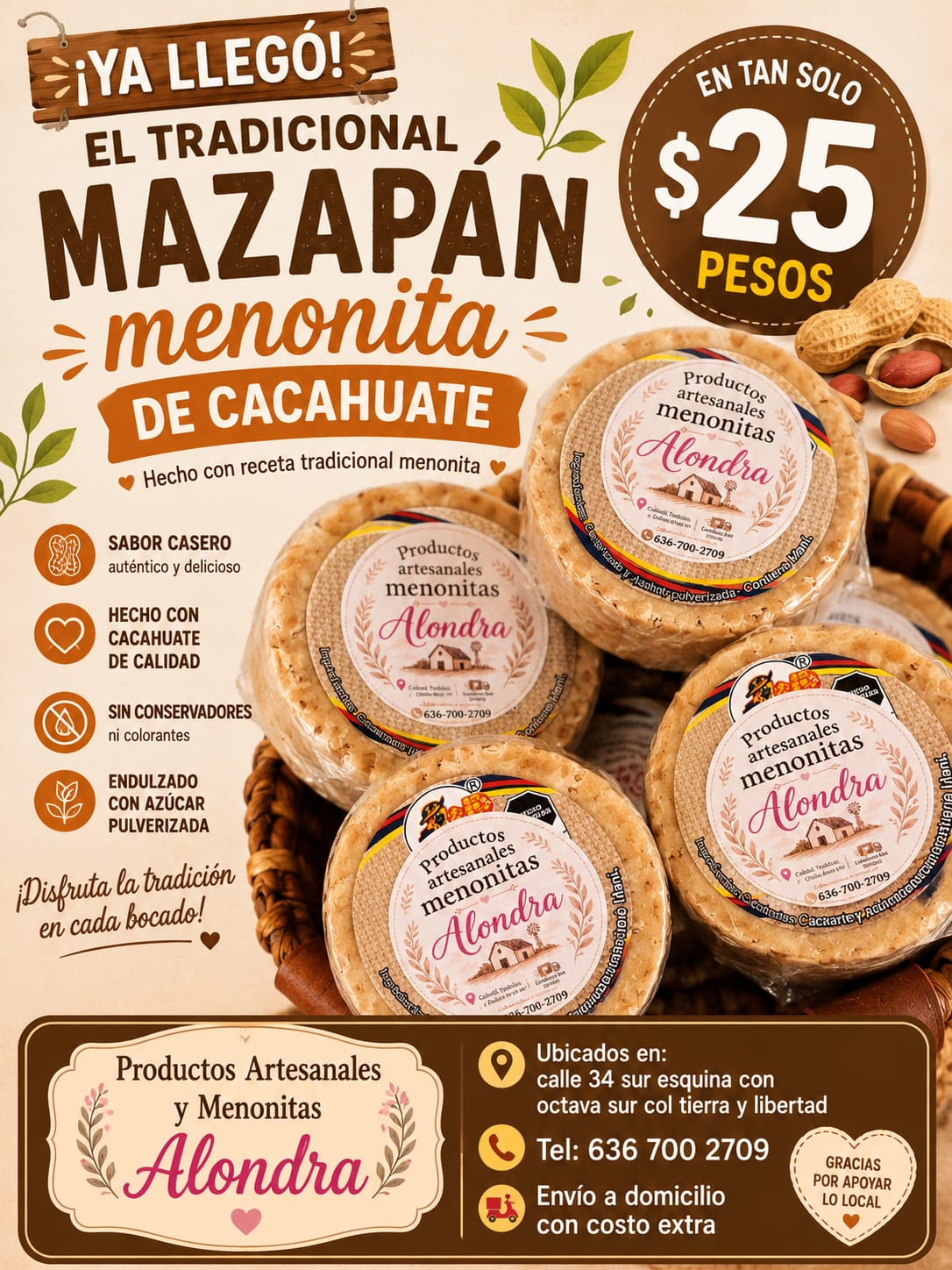 Pan Menonita Alondra 13
