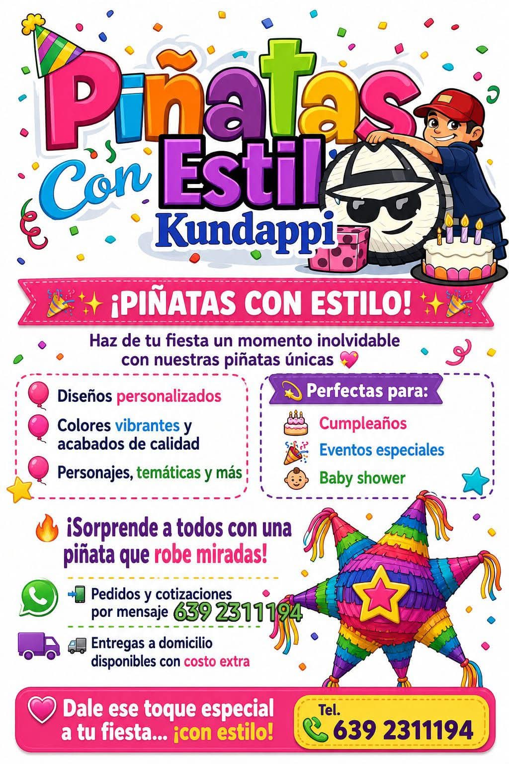 Piñatas Con Estilo