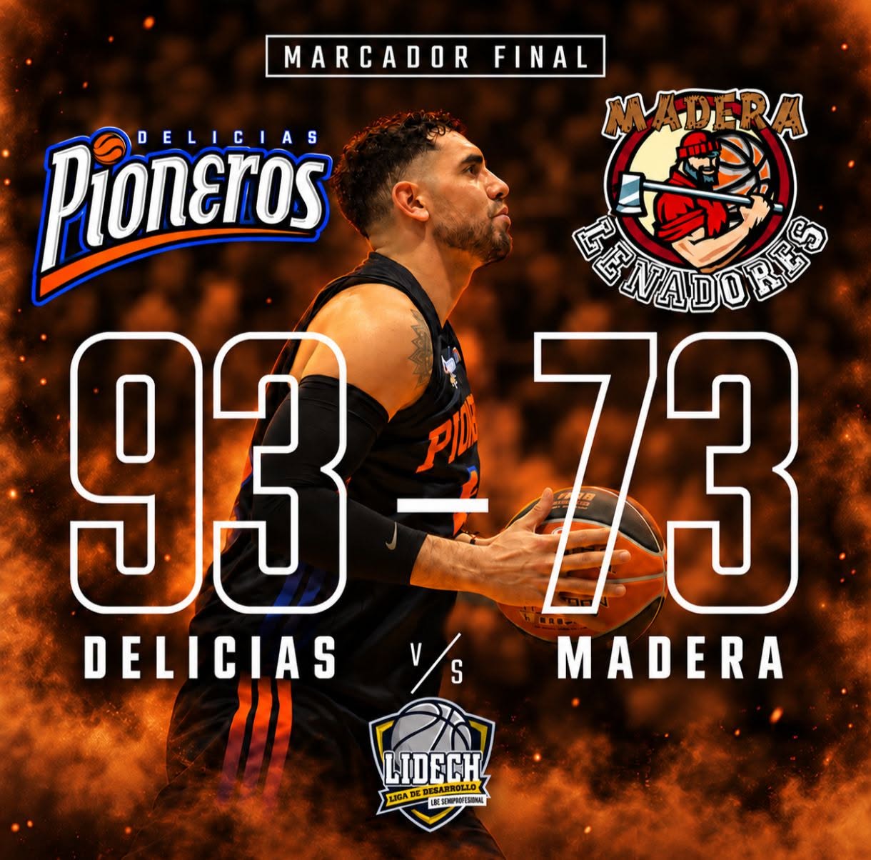 Pioneros de Delicias vs Leñadores de Madera