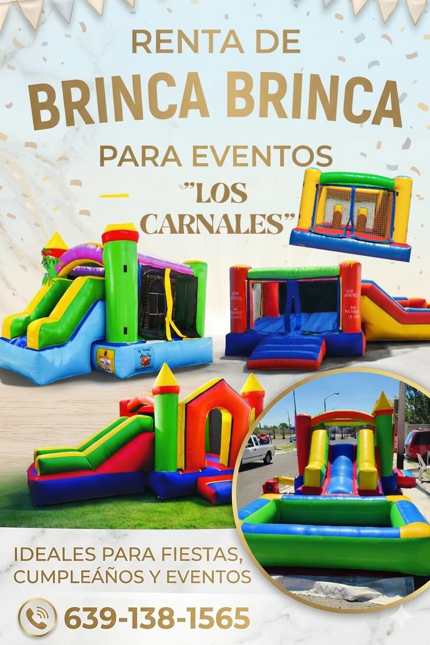 Brinca Brinca "Los Carnales" y Renta de Mobiliario 7