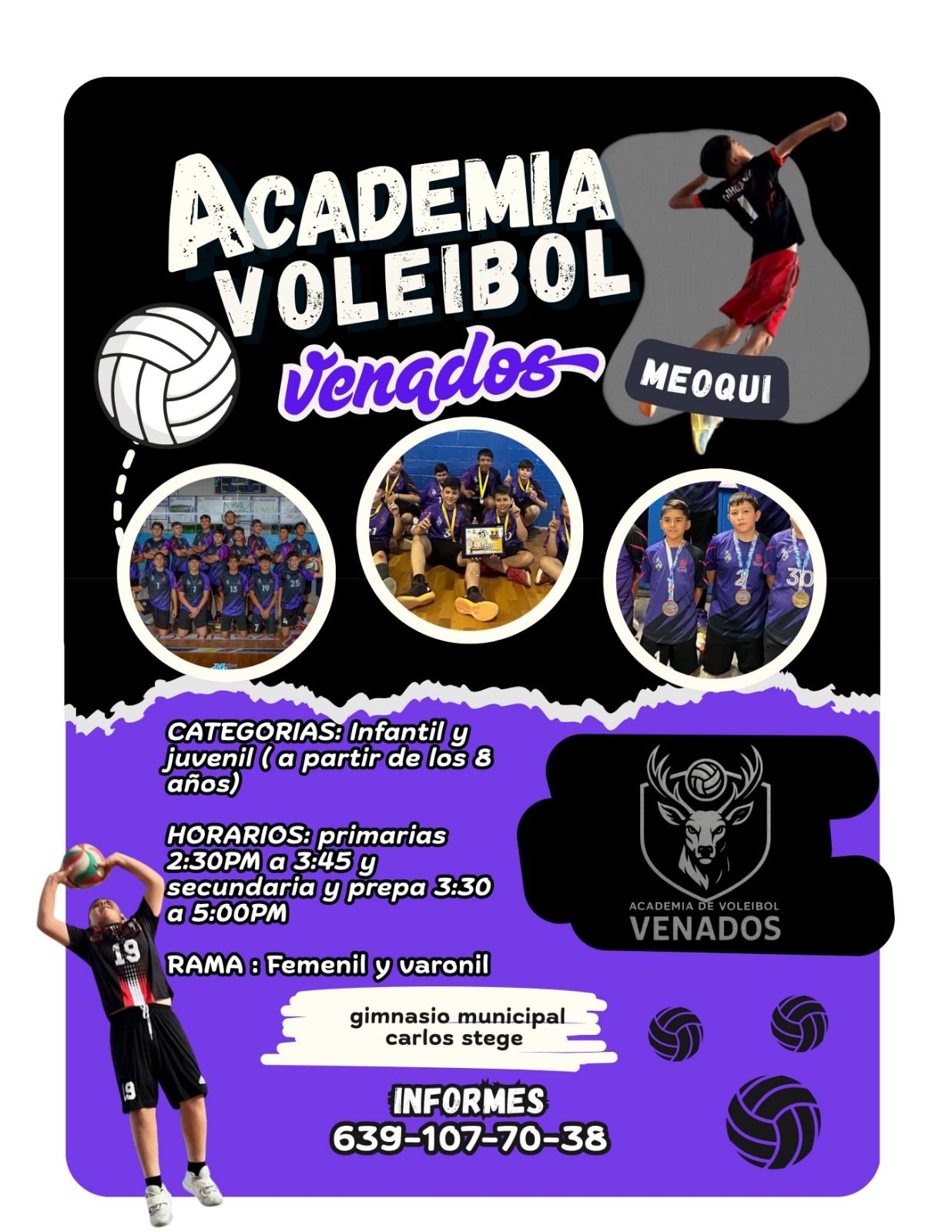 Academia de Voleibol Venados de Meoqui 2