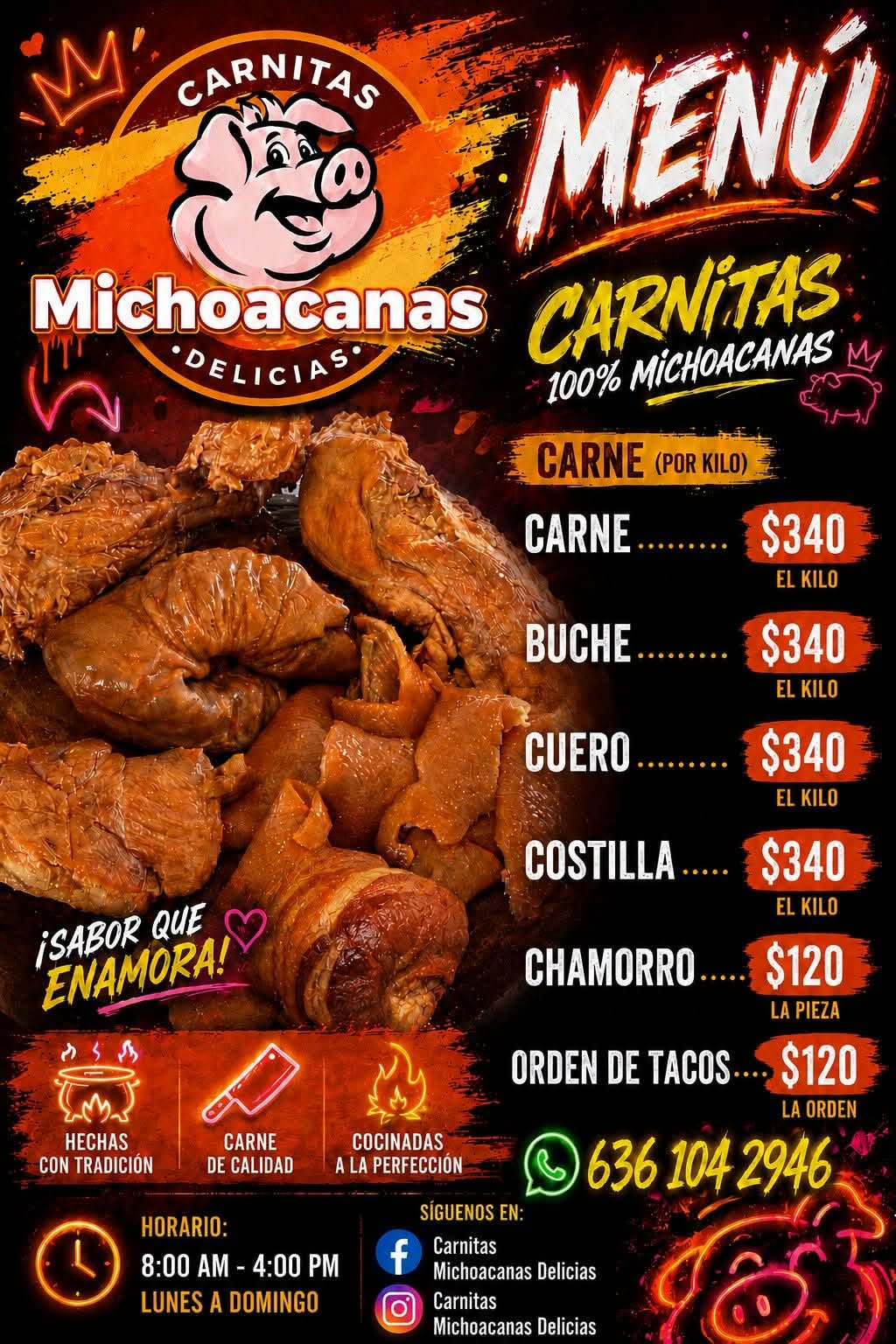Carnitas Michoacanas-DELICIAS 5